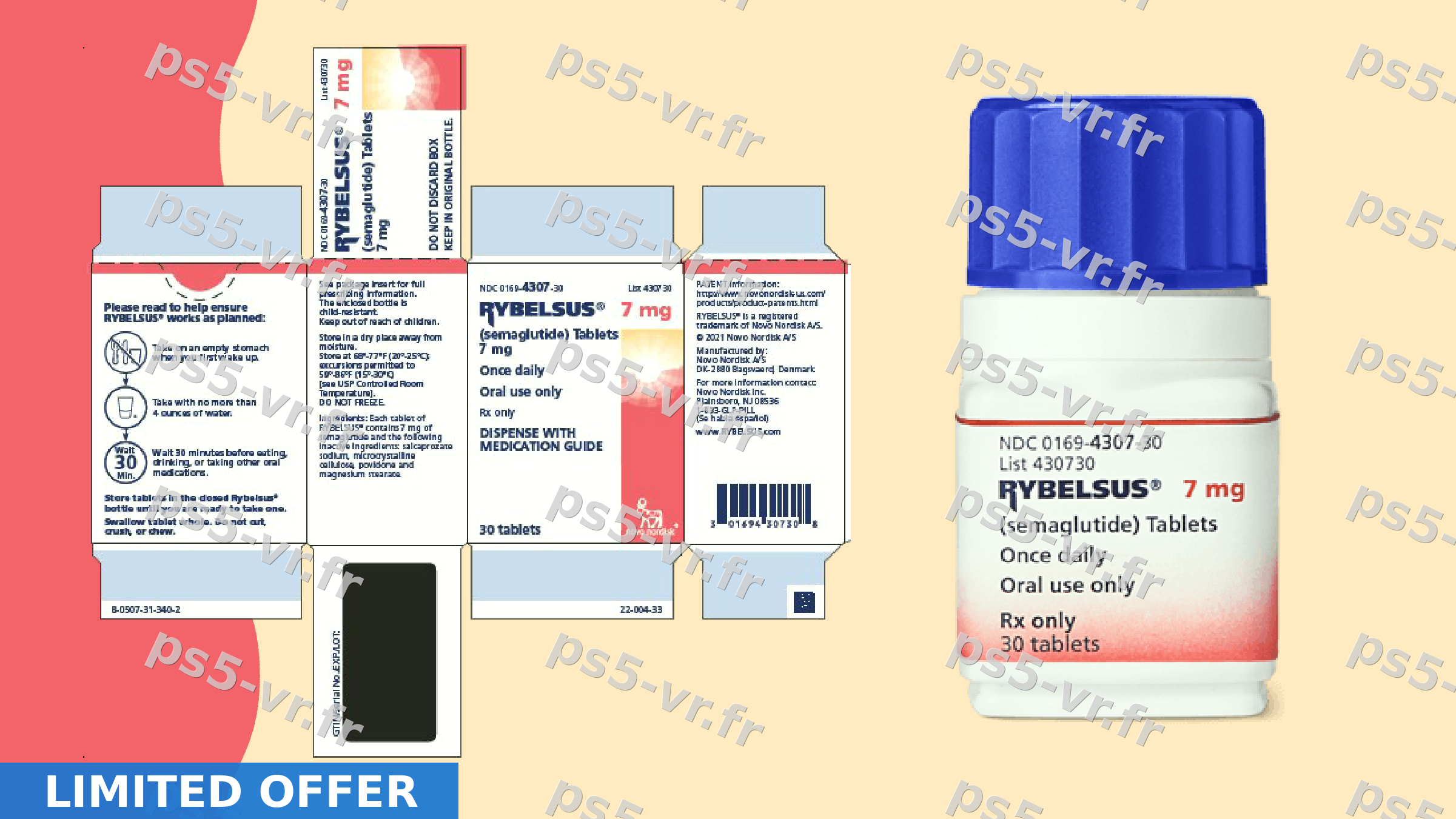 Rybelsus 14mg en détail — comparatif, dosage et pharmacie | À partir de 18,33€